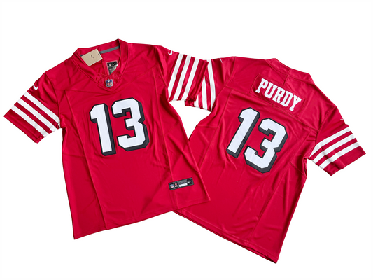 San Francisco 49ers 13# Brock Purdy  Vintage Red  Vapor F.U.S.E. Limited Jersey