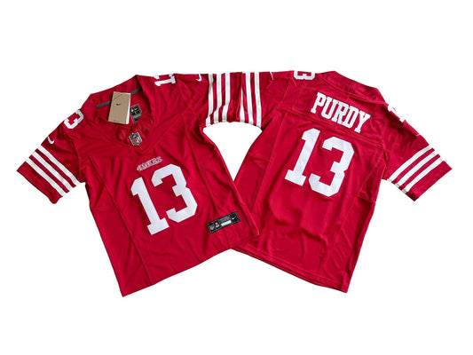 San Francisco 49ers 13# Brock Purdy Youth Nike Vapor F.U.S.E. Limited Jersey