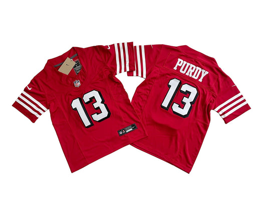 San Francisco 49ers 13# Brock Purdy Youth Nike Vapor F.U.S.E. Limited Jersey