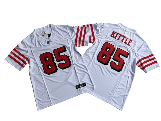 San Francisco 49ers 85# Nick Bosa Vintage White Vapor F.U.S.E. Limited Jersey