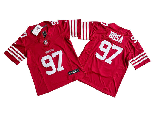 San Francisco 49ers 97# Nick Bosa Youth Nike Vapor F.U.S.E. Limited Jersey