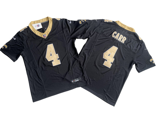 New Orleans Saints 4# Derek Carr  Vapor F.U.S.E. Limited Jersey