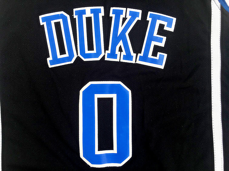 NCAA Duke University No. 0 Tatum Blue Jersey