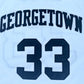 NCAA Georgetown University No. 33 Patrick Ewing White Jersey