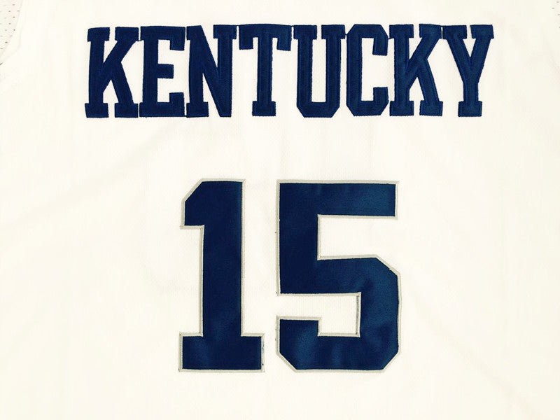 NCAA University of Kentucky No. 15 Cousins white jersey