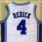 NCAA Duke University No. 4 J.J. Redick White Jersey