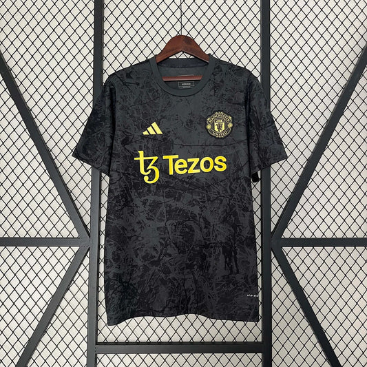 2024/2025 Manchester United Special Edition Black Football Shirt 1:1 Thai Quality
