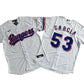 Men's Texas Rangers 53# Adolis Garcia  White Player Jersey