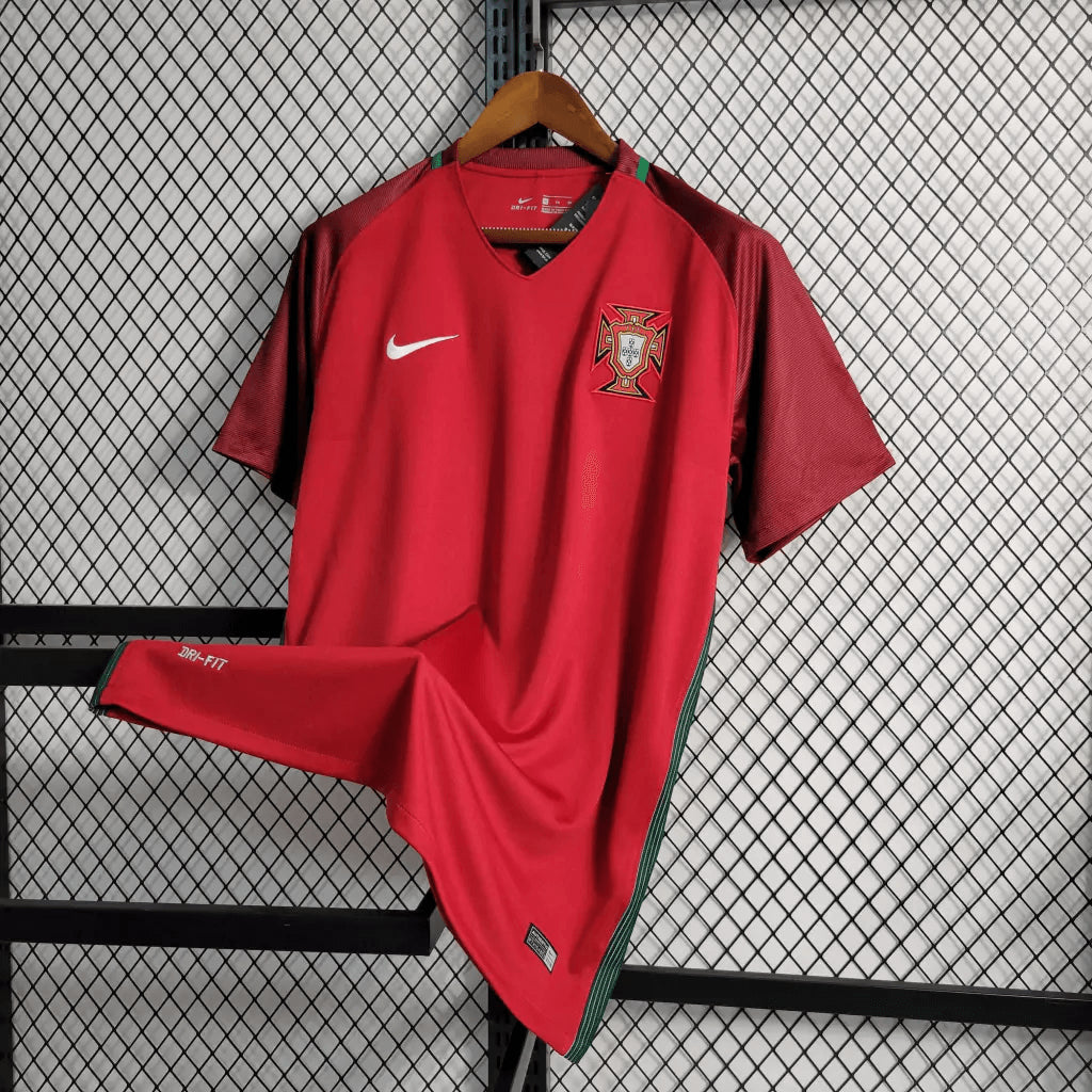 2016 FIFA World Cup  Portugal Home Football Shirt