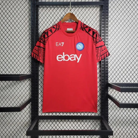 2023/2024 Napoli Training Wear Red Soccer Jersey 1:1 Thai Quality