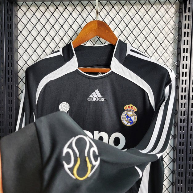 2006/2007 Retro Long Sleeve Real Madrid Away Football Shirt