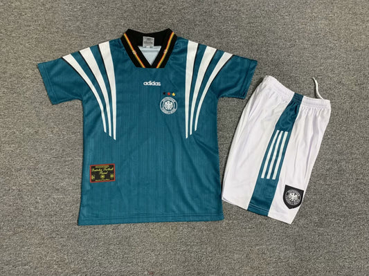 1996 Retro Kids Size Germany Away Soccer Jersey