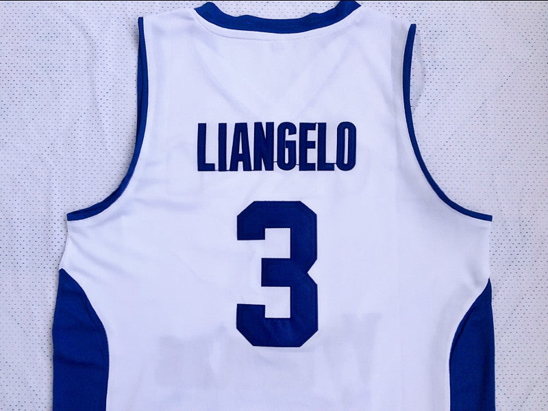 Litaoyuan League No. 3 LiAngelo Ball white jersey