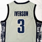 NCAA Georgetown University No. 3 Allen Iverson Gray Jersey