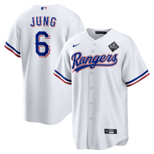 Josh Jung Texas Rangers World Series Jerseys