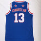 Harlem Basketball Team Wilt Chamberlain No. 13 Blue Jersey
