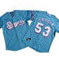 Men's Texas Rangers 53# Adolis Garcia Player Jersey