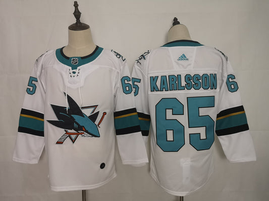 NHL San Jose Sharks KABLSSON # 65 Jersey