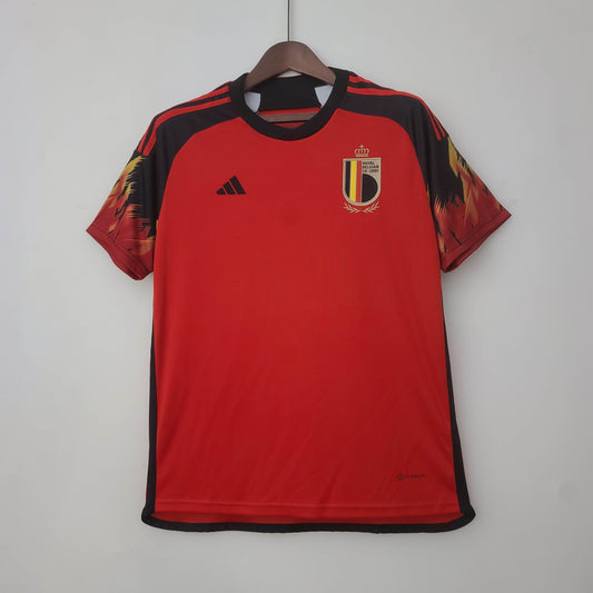 2022 FIFA World Cup Belgium Home Soccer Shirt