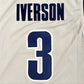 NCAA Georgetown University No. 3 Allen Iverson Gray Jersey