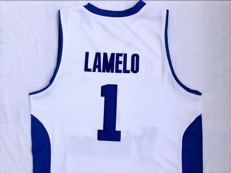Li Taoyuan League No. 1 LaMelo Ball New Fabric White Jersey