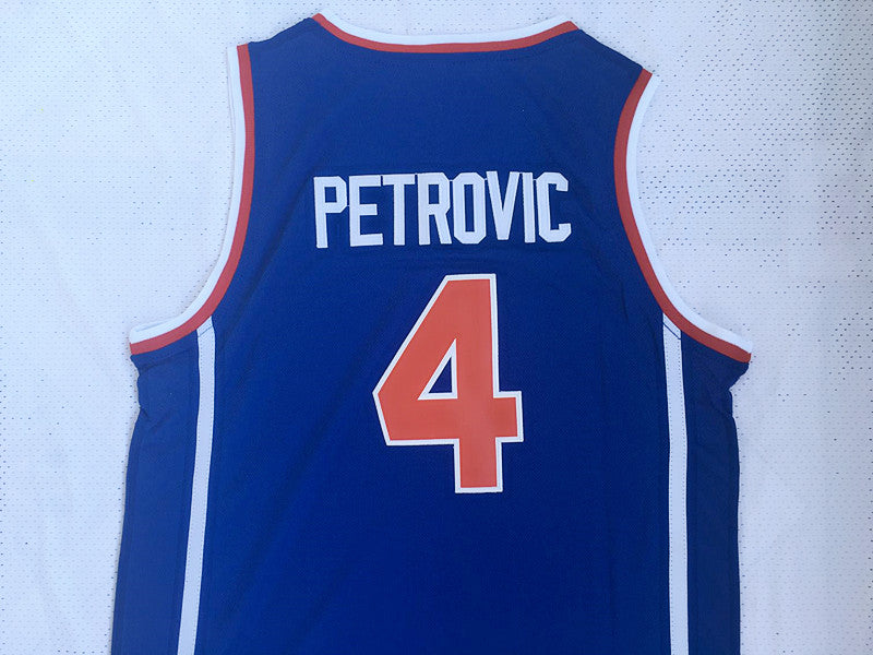 Croatian league number 4 Piedrovic blue jersey