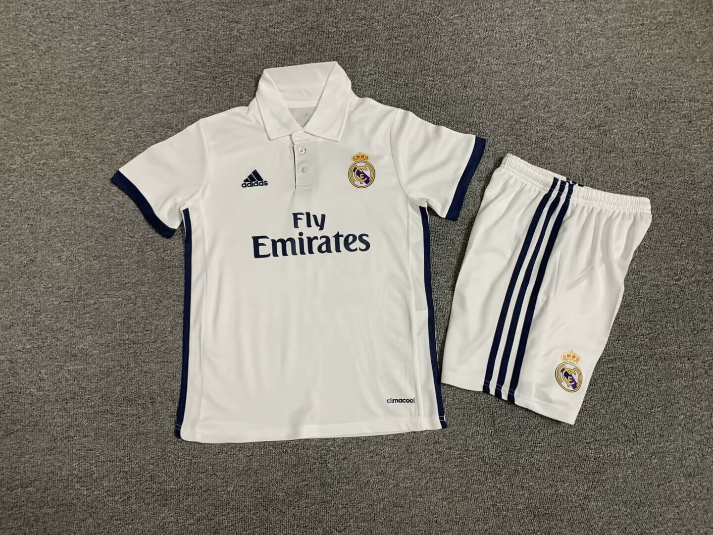 2016/2017 Retro Kids Size Real Madrid Home Football Shirt