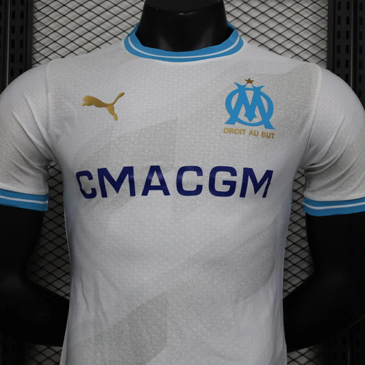 2023/2024 Player Version Olympique de Marseille Home Football Jersey
