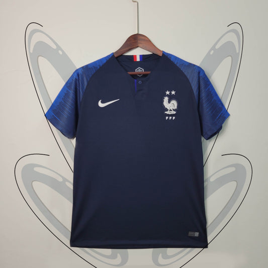 2018 Retro France Home Football Shirt
