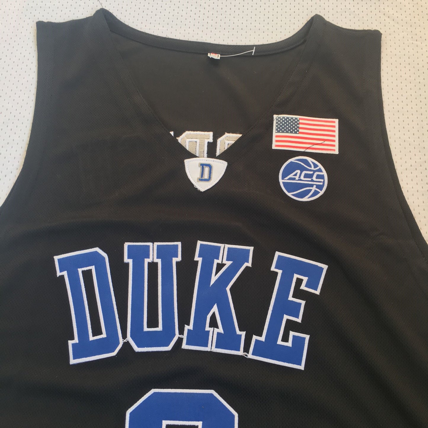 NCAA Duke University No. 2 Cam Reddish Black Embroidered Jersey