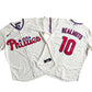 Men's Philadelphia Phillies 10# J.T. Realmuto Cream Cool Base Jersey