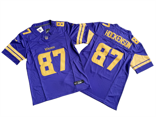 Minnesota Vikings 87# T.J. Hockenson  Vapor F.U.S.E. Limited Jersey