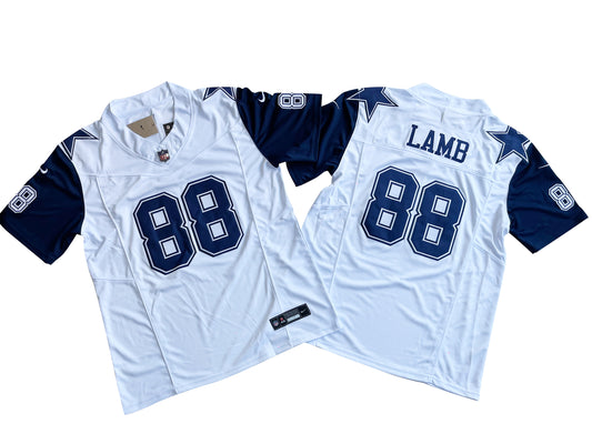 Dallas Cowboys 88# CeeDee Lamb Vintage White  Vapor F.U.S.E. Limited Jersey