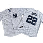 Men's New York Yankees 22# Juan Soto  White Home Replica Player Jersey