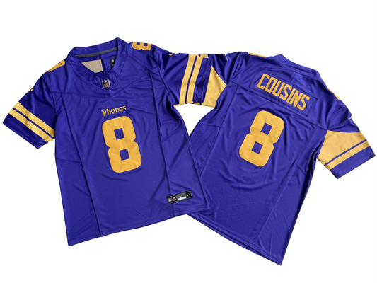 Minnesota Vikings 8# Kirk Cousins Vapor F.U.S.E. Limited Jersey