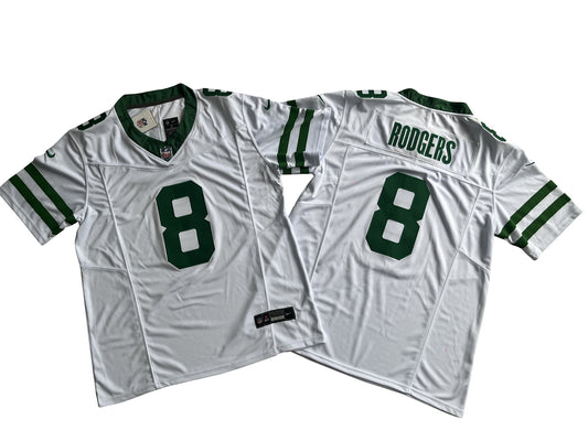 New York Jets 18# Aaron Rodgers  Vapor F.U.S.E. Limited Jersey