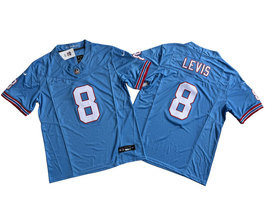 Tennessee Titans 8# Will Levis Vapor F.U.S.E. Limited Jersey