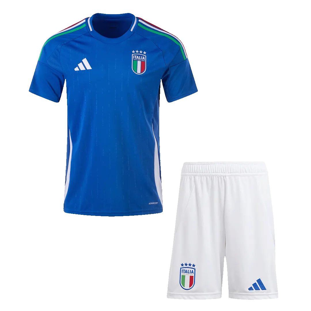 Italy Home Jersey Kit EURO 2024 (Jersey+Shorts)