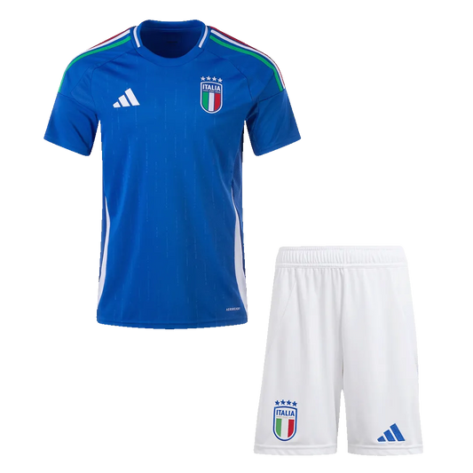 Italy Home Jersey Kit EURO 2024 (Jersey+Shorts)