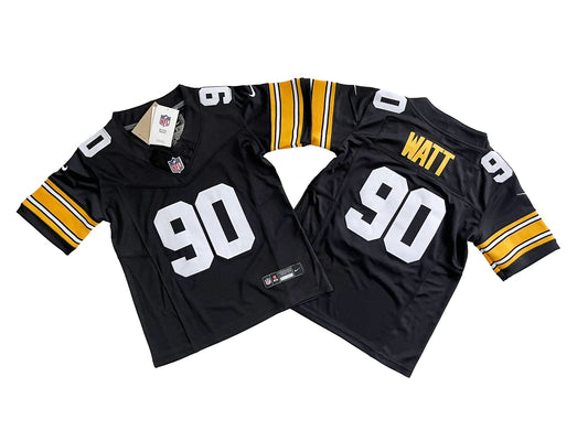Pittsburgh Steelers 90# T.J. Watt Youth Nike Vapor F.U.S.E. Limited Jersey