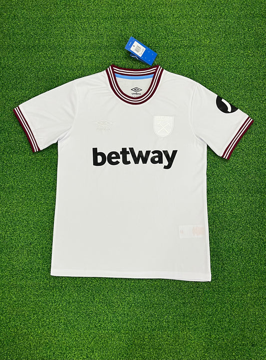 2425 Umbro WEST HAM United Away  jersey Embroidered Fan Edition