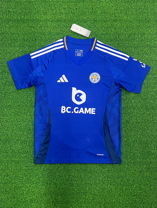 24-25 Leicester City Home Fan Edition Embroidered Jersey