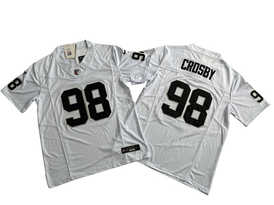 Las Vegas Raiders 98# Maxx Crosby  Vapor F.U.S.E. Limited Jersey