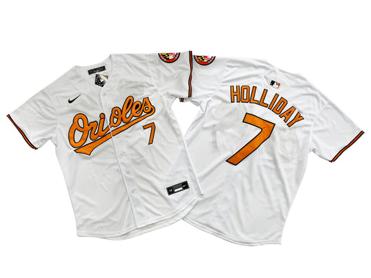 Men's Baltimore Orioles Jackson Holliday White Home Limited Player Jersey