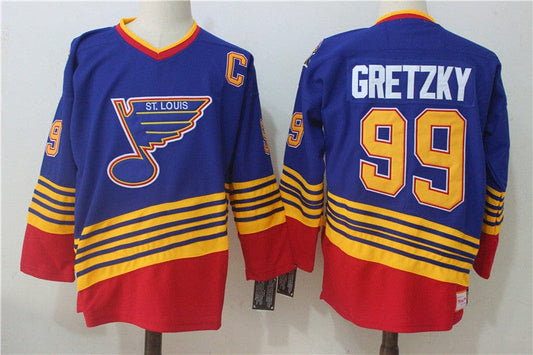 NHL St. Louis Blues GRETZKY # 99 Jersey