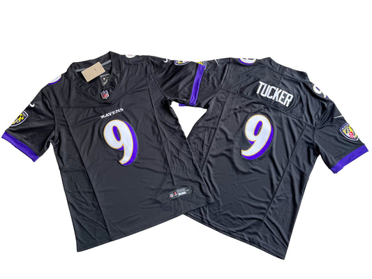 Baltimore Ravens 9# Justin Tucker  Vapor F.U.S.E. Limited Jersey