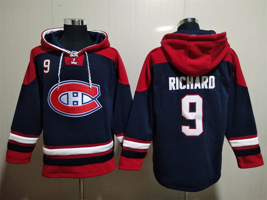 Kapuzenpullover der Montreal Canadiens #9 RICHARD
