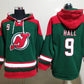 New Jersey Devils Hoodie #9 HALL (Green)
