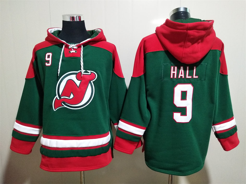 New Jersey Devils Hoodie #9 HALL (Green)