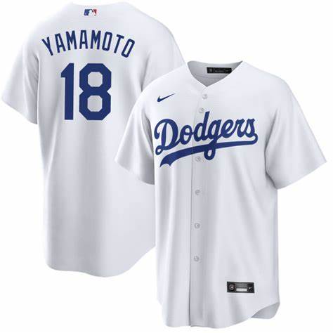 Yoshinobu Yamamoto Los Angeles Dodgers Jerseys
